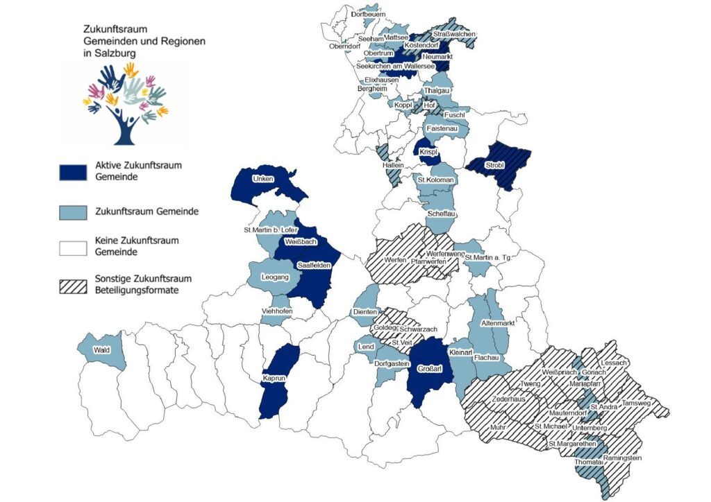 Übersicht über Zukunftsraum Gemeinden