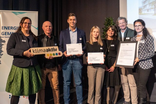 klimaaktiv Auszeichnung des Projekts