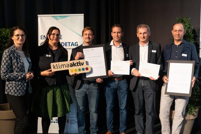 klimaaktiv Auszeichnung des Projekts