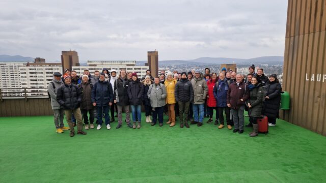 Die Teilnehmenden der klimaaktiv Exkursion