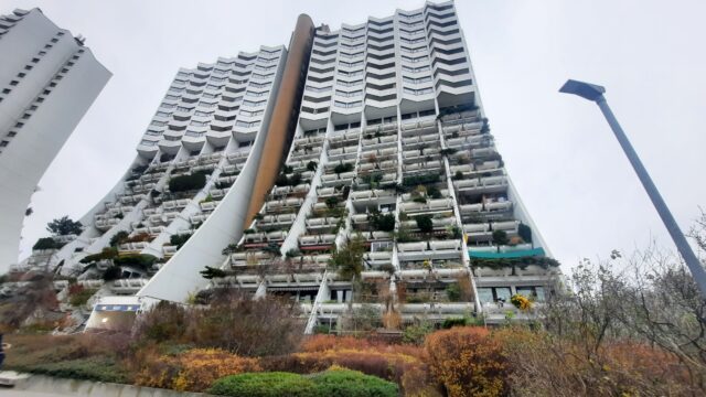 Das Wohngebäude Alterlaa