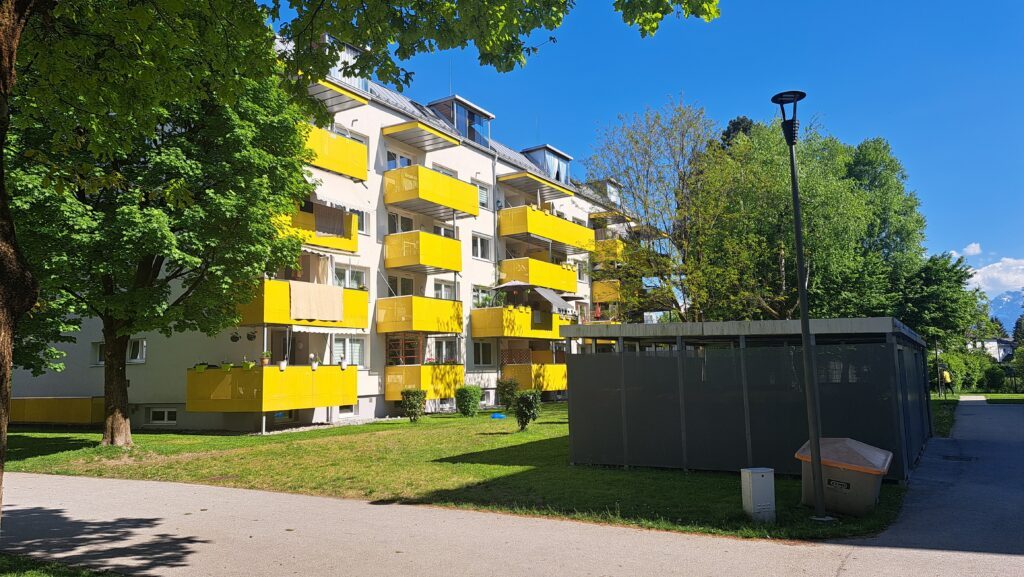 Ein modernisiertes Wohnhaus